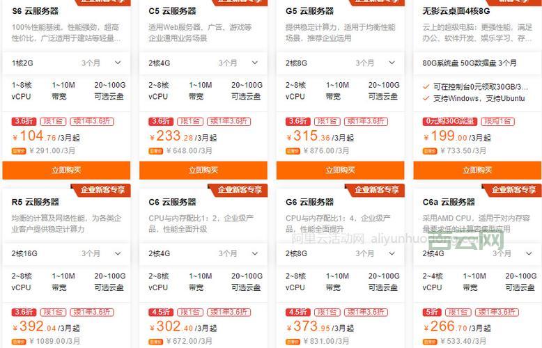 云服务器多少钱一年？看看这些优惠