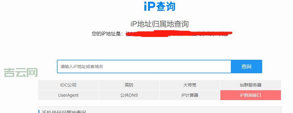 如何通过站长工具快速查询IP地址？