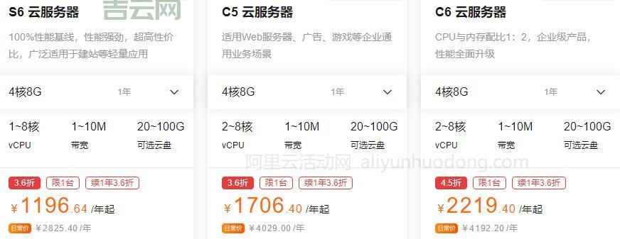 云服务器白菜价！阿里云、腾讯云优惠活动抢先看