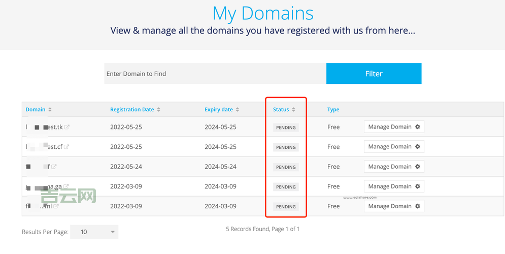 免费域名.tk、.ml、.cf、.ga、.gq，免费搭建个人网站！