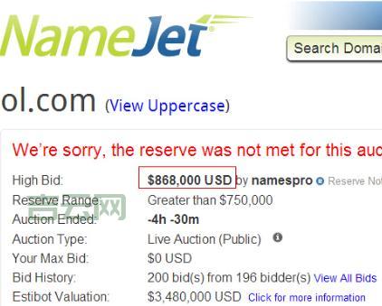 NameJet域名交易市场：全球顶级域名尽在此处