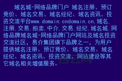 CN域名注册优势：企业互联网标识的最佳选择