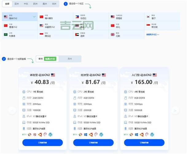 租用欧洲服务器与美国服务器，价格差多少？