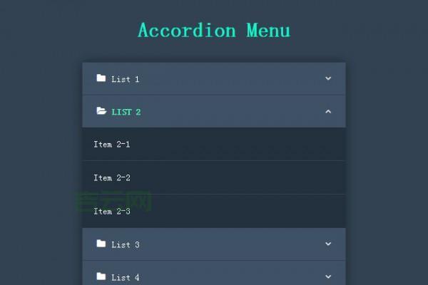 CSS下拉菜单制作教程，代码示例一看就懂！