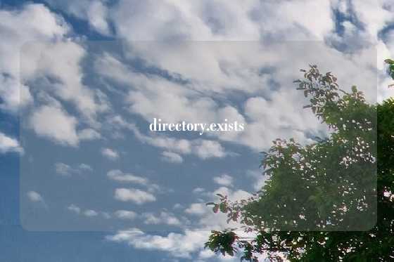 directory.exists