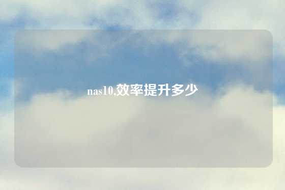 nas10,效率提升多少