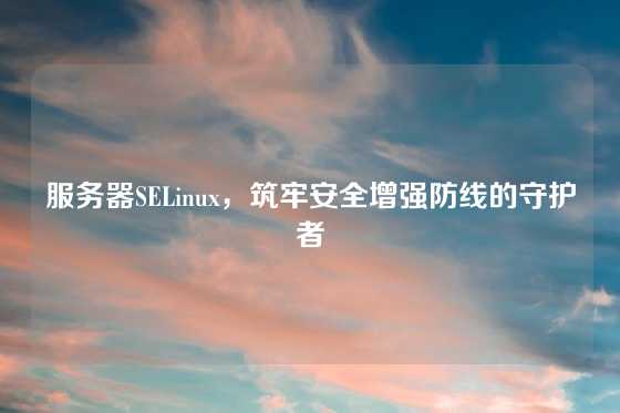 服务器SELinux，筑牢安全增强防线的守护者