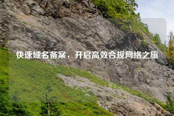 快速域名备案，开启高效合规网络之旅