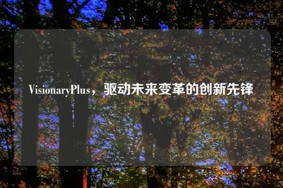 VisionaryPlus，驱动未来变革的创新先锋