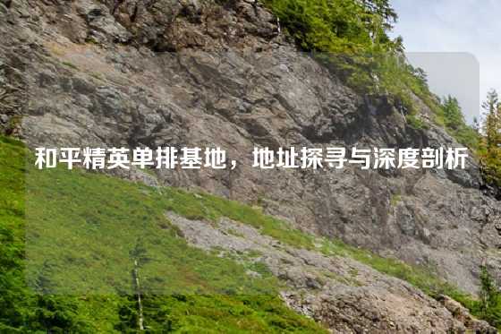 和平精英单排基地，地址探寻与深度剖析