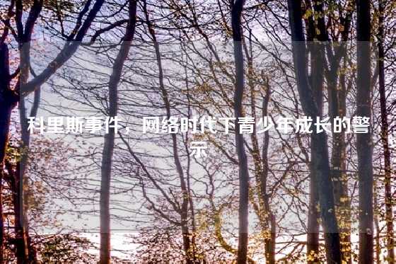 科里斯事件，网络时代下青少年成长的警示