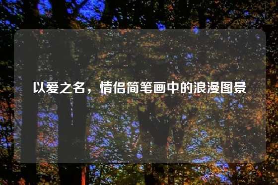 以爱之名，情侣简笔画中的浪漫图景