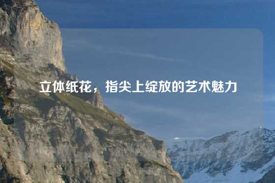 立体纸花，指尖上绽放的艺术魅力