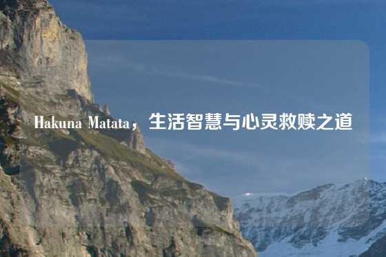 Hakuna Matata，生活智慧与心灵救赎之道