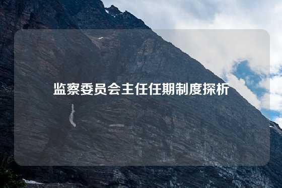 监察委员会主任任期制度探析