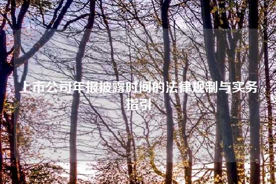 上市公司年报披露时间的法律规制与实务指引